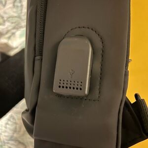 Black USB Charging Backpack